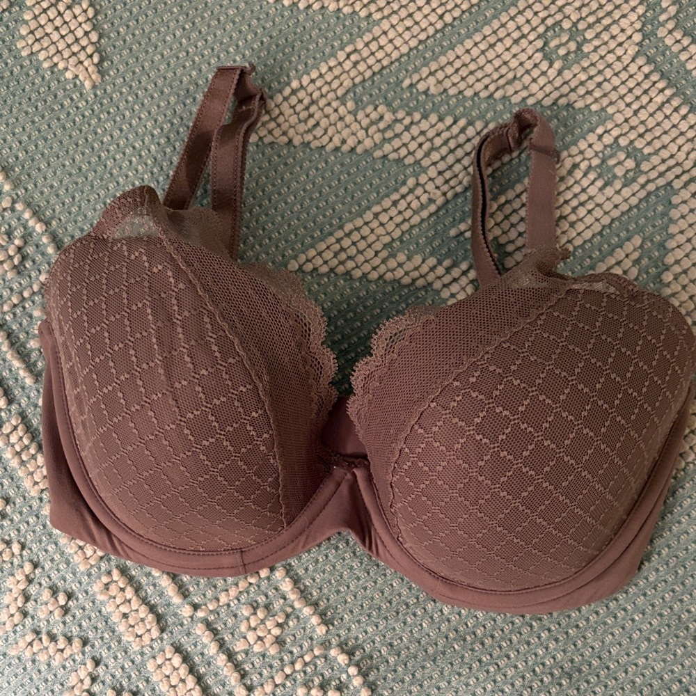 Norah Plunge Chantelle Convertible Bra 30 F 30 DDDD Mocha